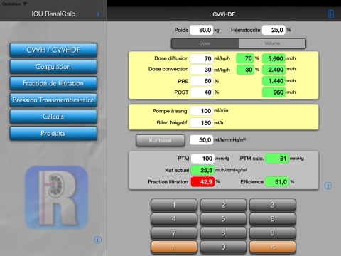 Screenshot #5 pour I.C.U. RenalCalc