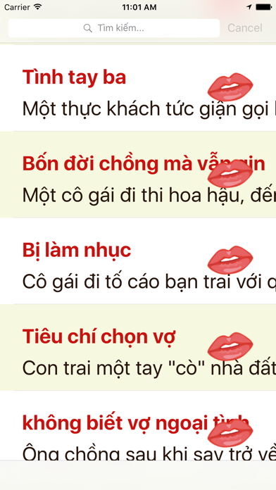 Screenshot #3 pour Truyen Nguoi Lon - Truyện Người Lớn Cười 18+ IPAD