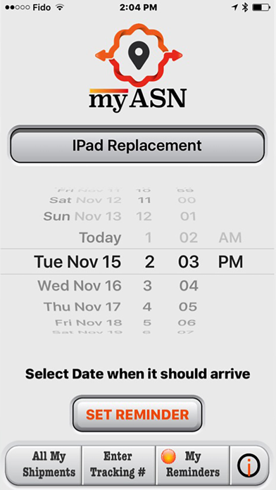 MyASN screenshot 2