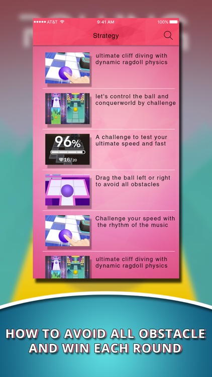 Guide App For Rolling Sky