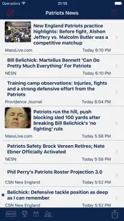 football news - patriots iphone screenshot 1