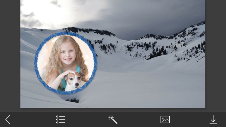 Holly Jolly Christmas Hd Frames Editor