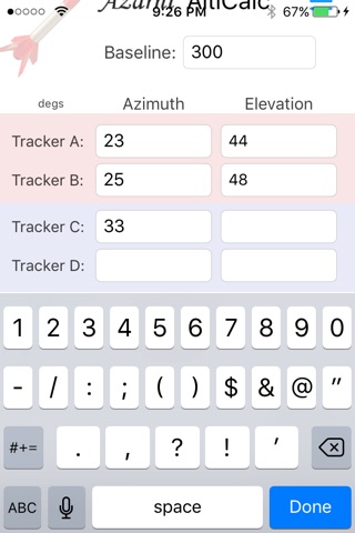 AltiCalc screenshot 2