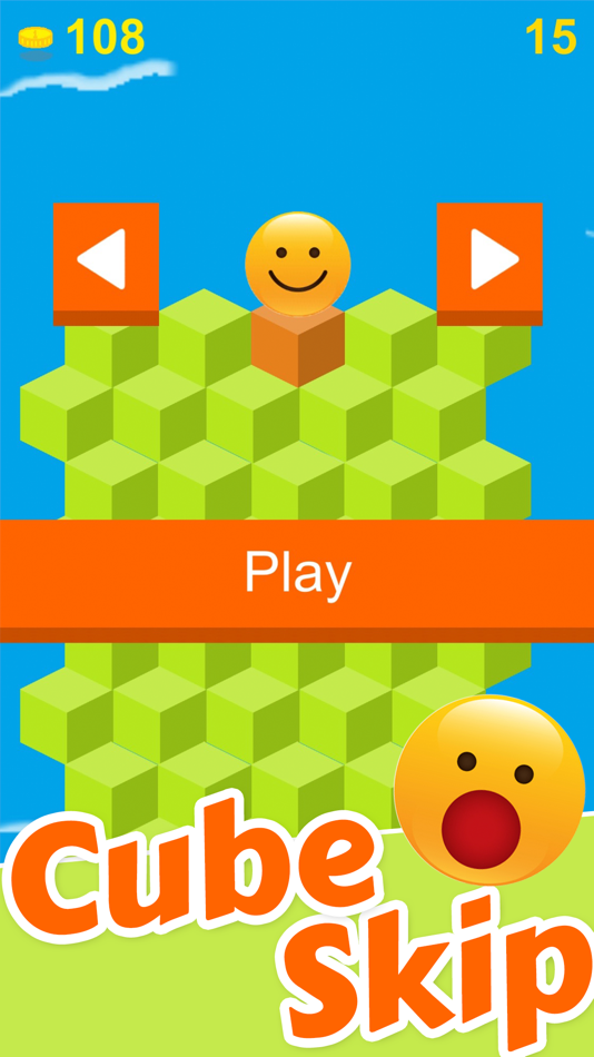 Cube Skip Emoji Fall Down : Emotion Rolling Ball Endless Games - 1.0 - (iOS)