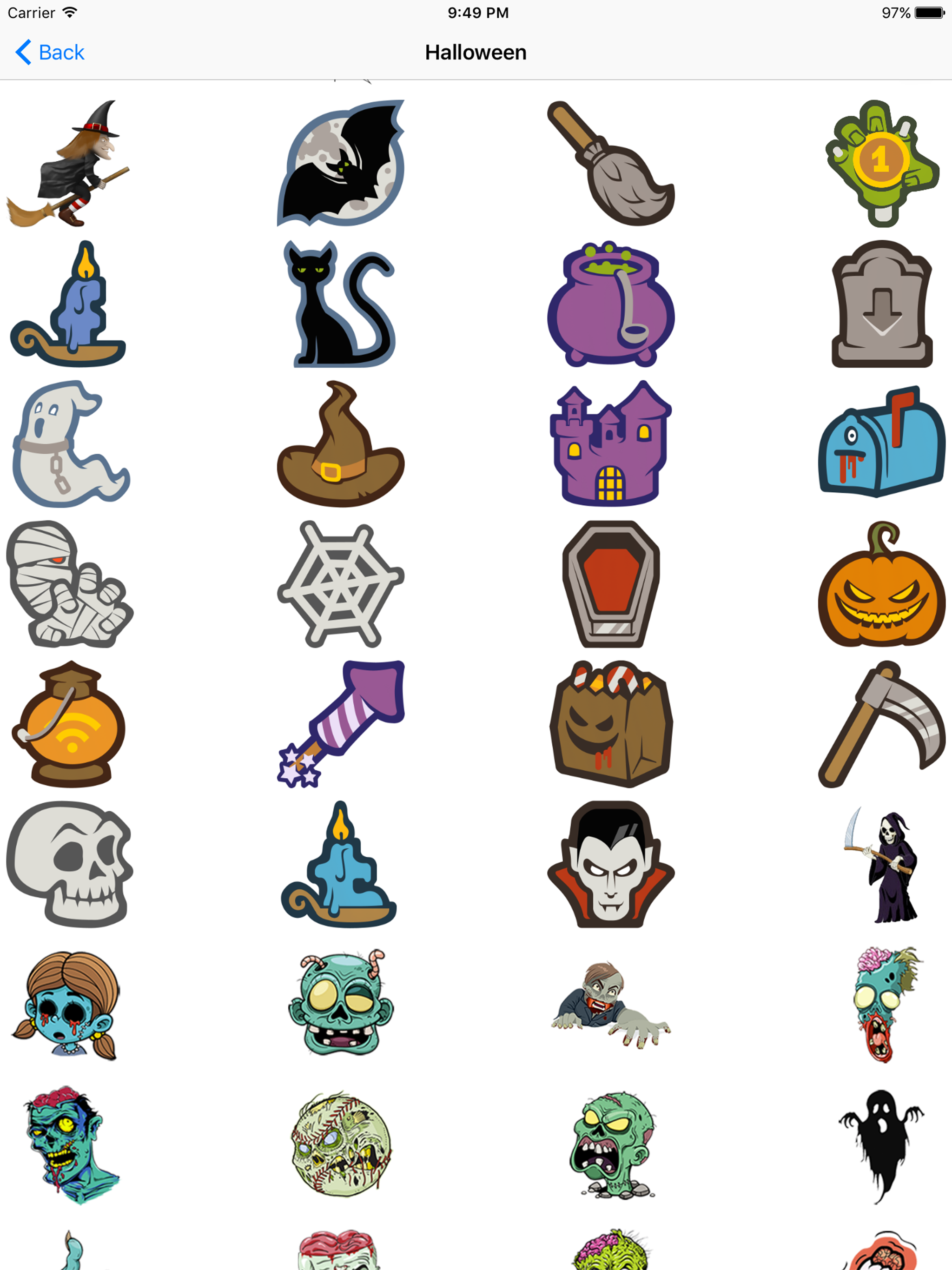 Zombie Emoji Horrible Troll Faces Spooky Emoticons