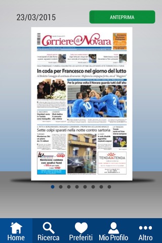 Corriere di Novara screenshot 2