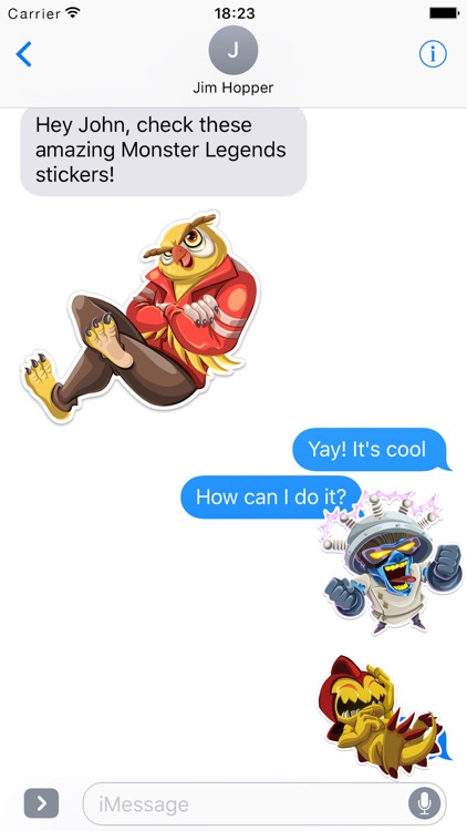 Monster Legends Stickers