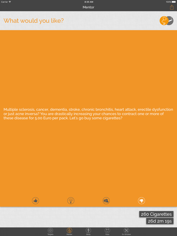 Smokerstop iPad screenshot 5 - Health & Fitness app