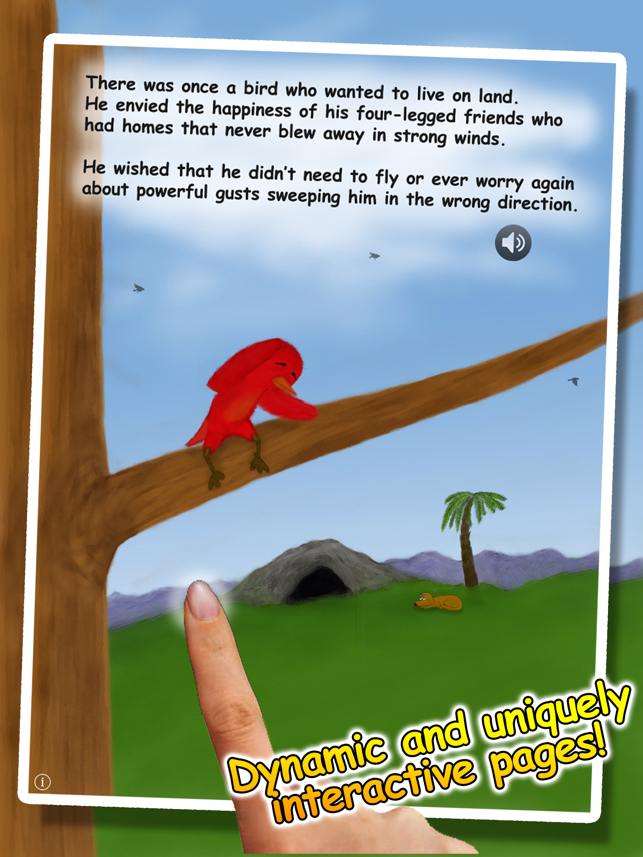 ‎Striding Bird - An inspirational tale for kids Screenshot