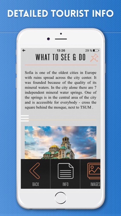 Sofia Travel Guide with Offline City Street Map