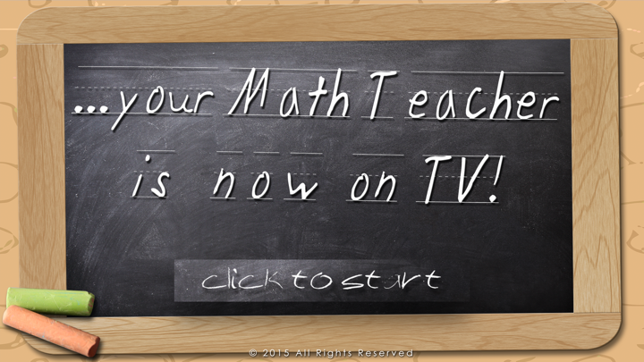 Screenshot #1 pour Your Math Teacher is now on TV!