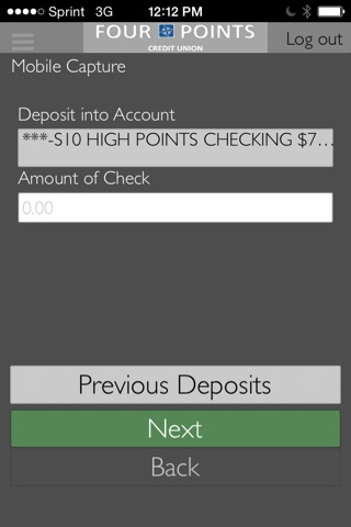 Four Points FCU Mobile App screenshot 3