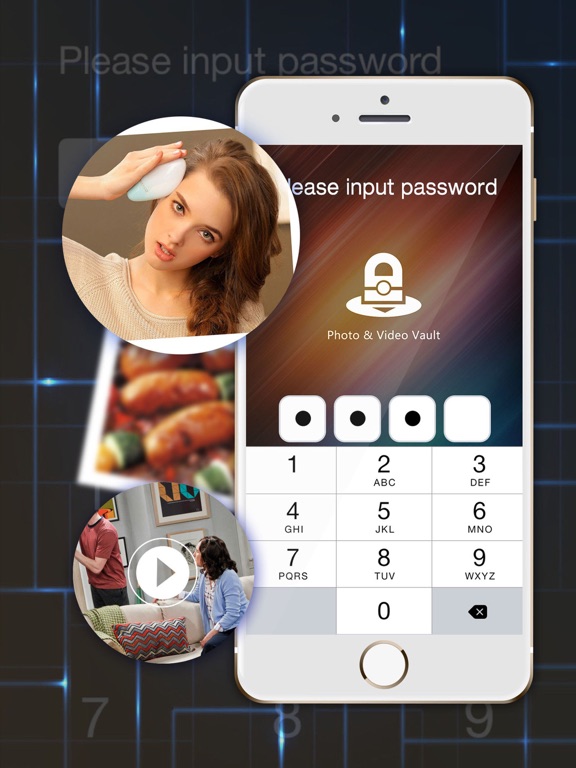Photo & Video Vault - Private Secret Album Locker iPad screenshot