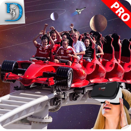 VR Space Roller Coaster 2017 : Space Visit 3d Pro icon