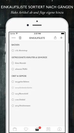 Screenshot von Krautkopf auf dem iPhone 4