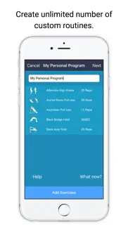 bodyweight calisthenics progression - loose weight iphone screenshot 2