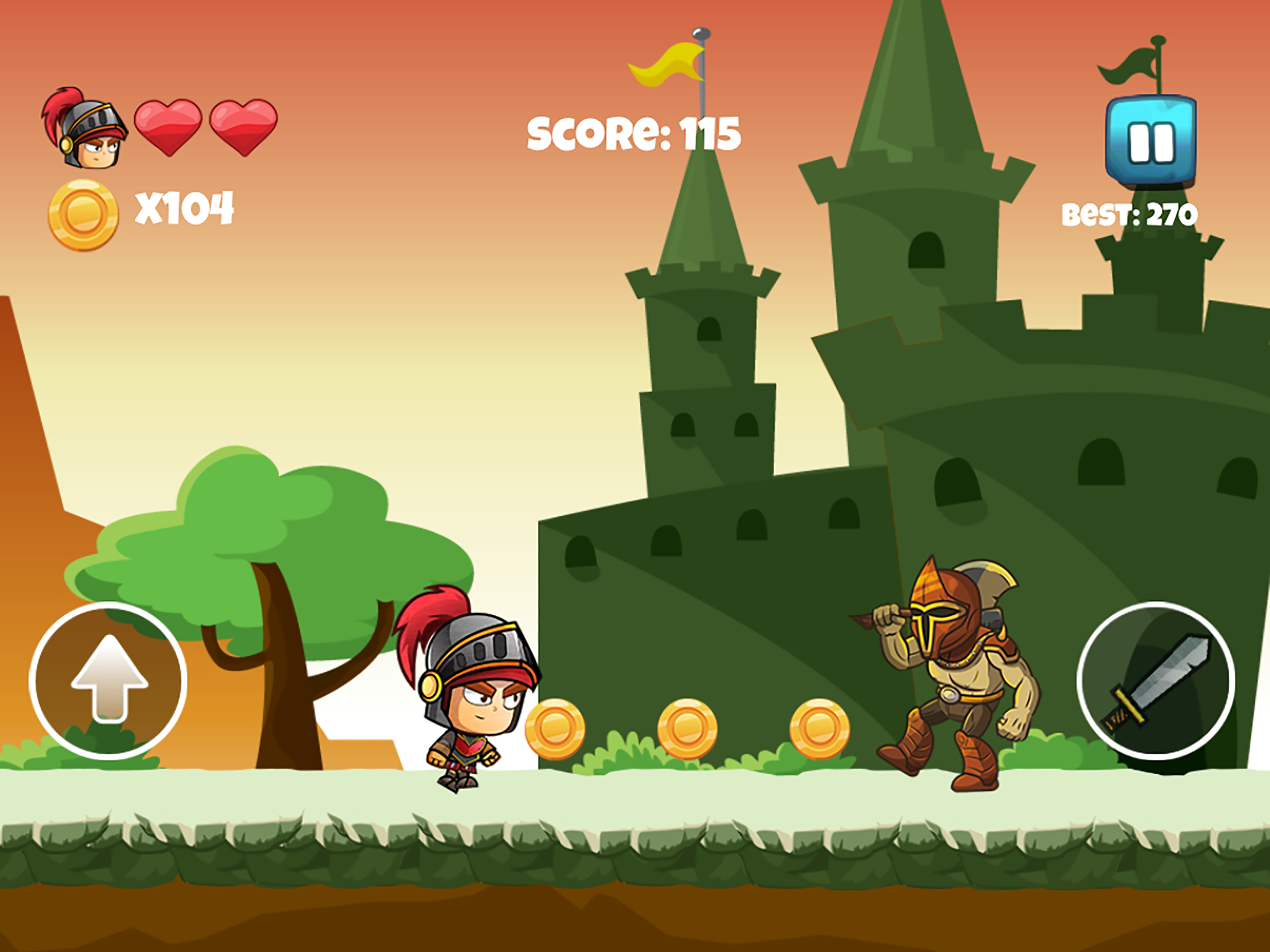 Castle Run - Endless Clash of Knight and Warriors screenshot 8