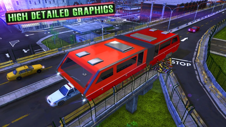 Futuristic Elevated Bus Simulator – Bus Driving screenshot-4