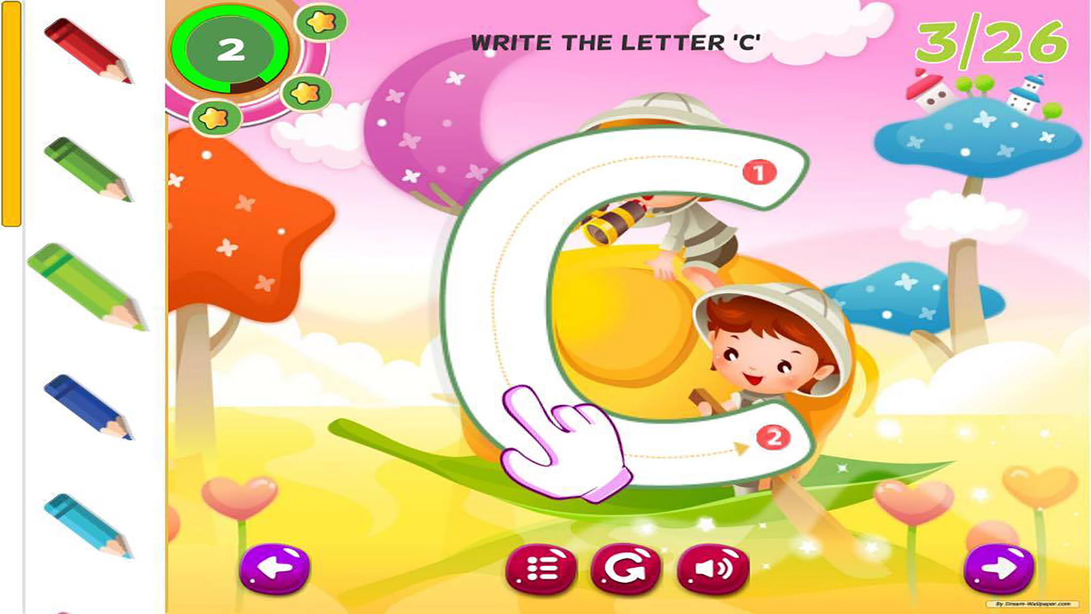 ABC Writing Letters Handwriting Preschool Practice