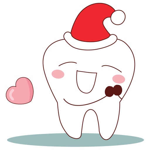 Merry Christmas - Love Teeth Stickers