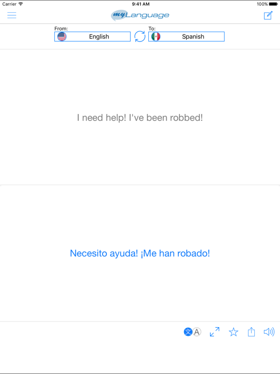 Translate Free - Language Translator & Dictionary iPad screenshot 5 - Travel app
