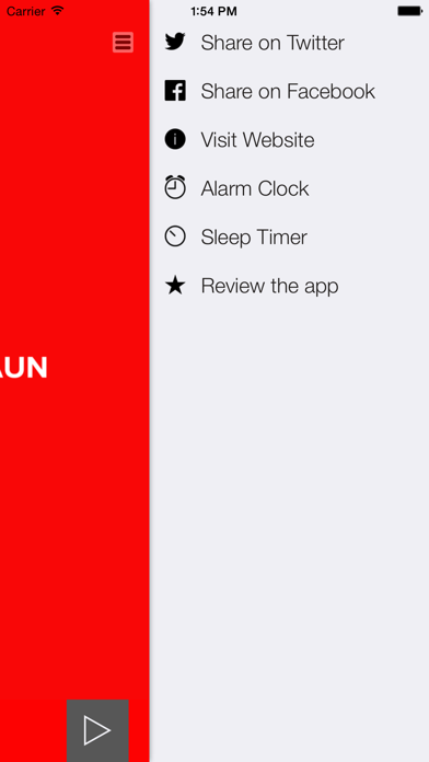 Zahraun Radio iPhone screenshot 2 - Music app