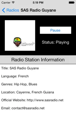 Game screenshot French Guiana Radio Live Player (Cayenne/français) apk