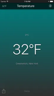 temperature app iphone screenshot 1