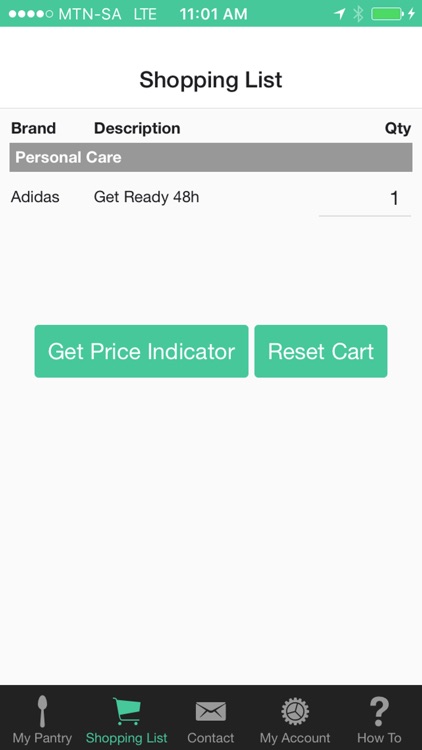 MSL - My Shopping List