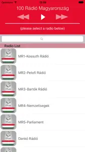 100 Rádiók Magyar: hírek, zene, futball (HU) screenshot #2 for iPhone