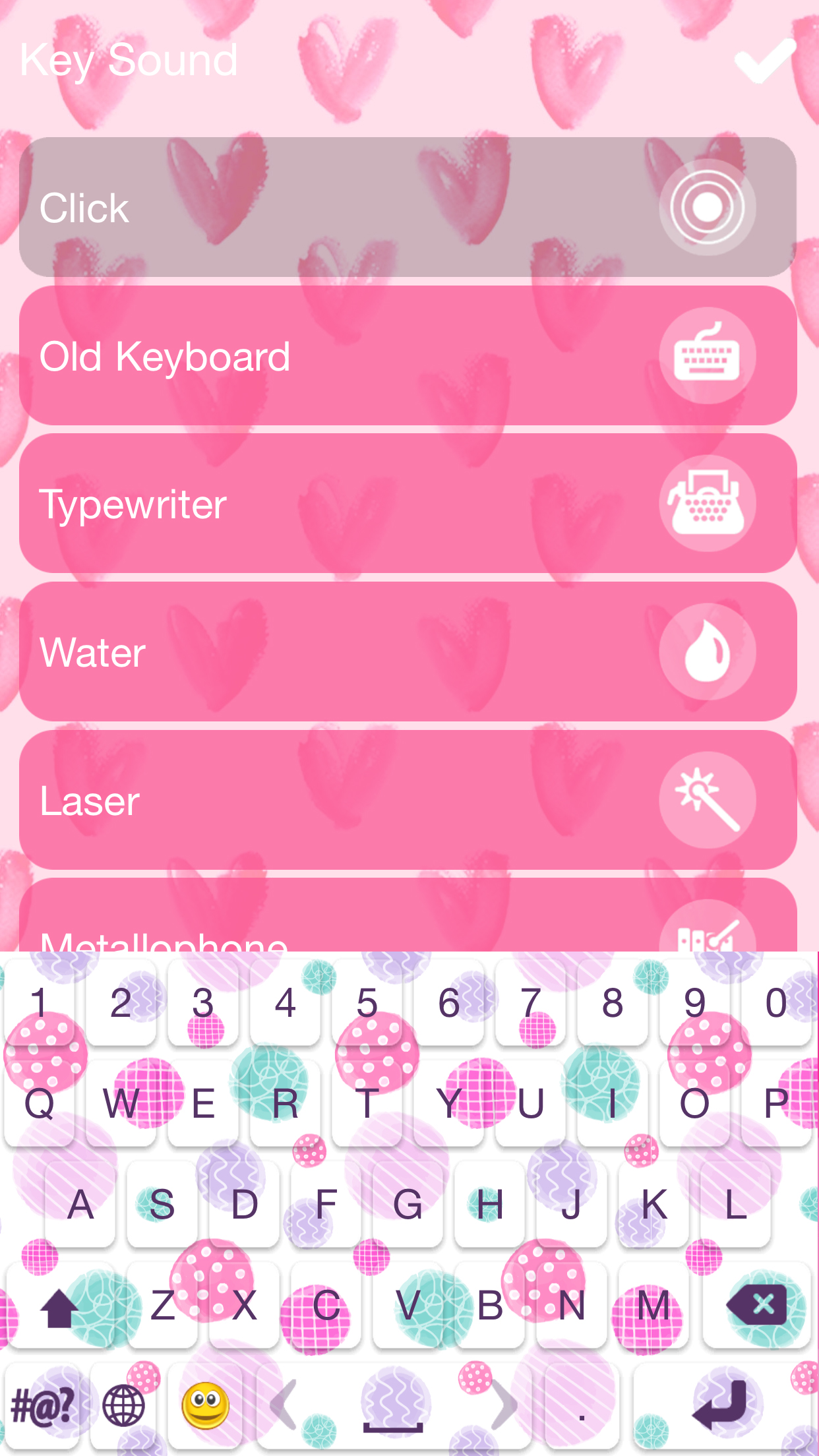 Cute Keyboard Design - Glitter Skins, Font & Emoji