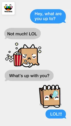 Toca Life Paper Bag Cat iPhone image 3