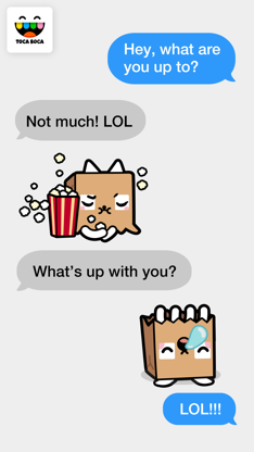 Toca Life Paper Bag Cat screenshot 3