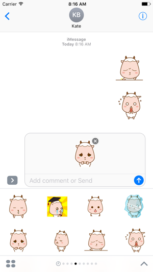 Lovely Sheep - Animated Stickers And Emo