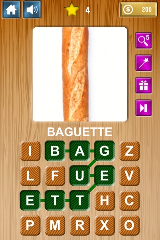 Zoom & Hidden Word - Food Edition screenshot 4