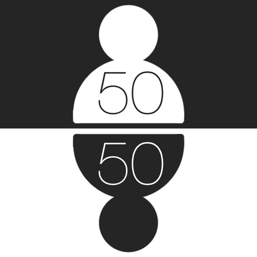 50 50 with FRIENDS icon