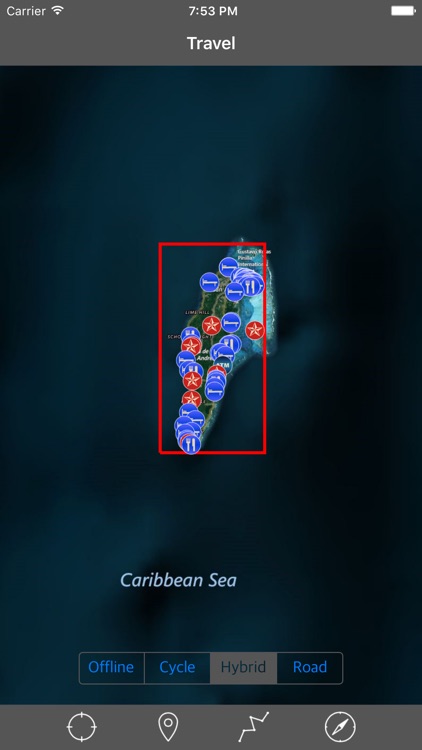 SAN ANDRES ISLAND – GPS Travel Map Offline Navigator
