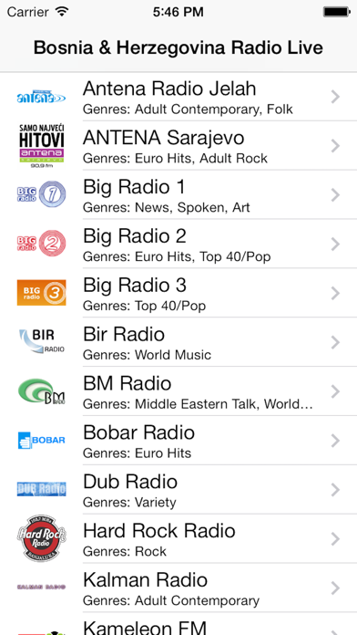 Screenshot #1 pour Bosnia and Herzegovina Radio Live (Босна и Херцеговина, Bosnian, bosanski, босански)
