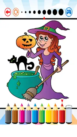 Game screenshot Хэллоуин Книжка-раскраска - Занятия для детей apk