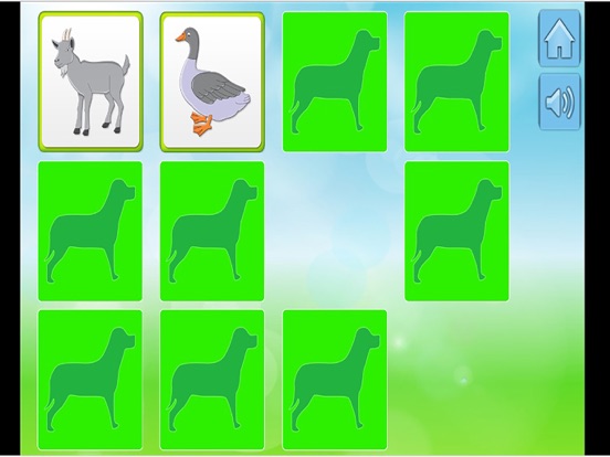 Animals-Kids Learning Memory iPad screenshot