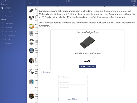 Screenshot #6 pour Gadgetwelt -Gadget-App