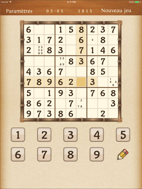 Screenshot #4 pour Sudoku Classic.