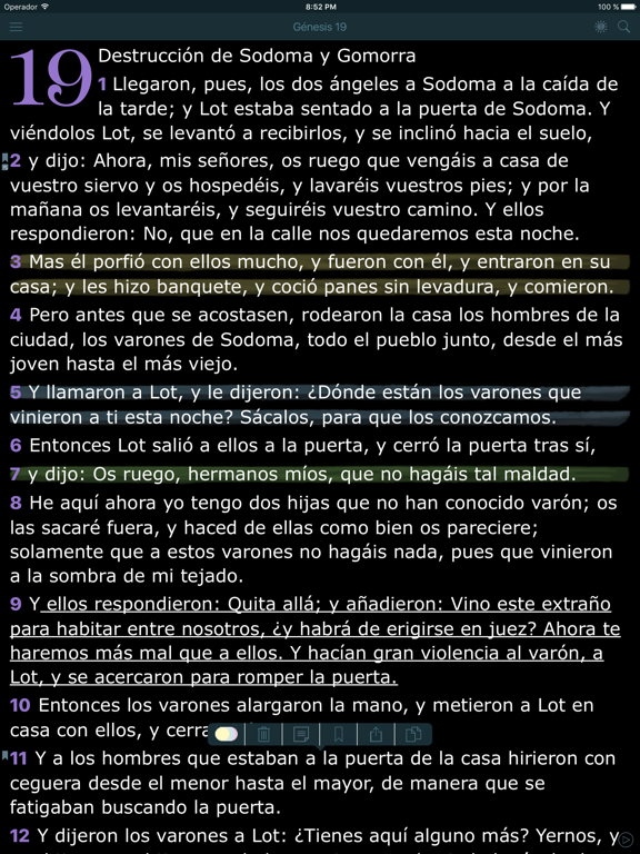 Screenshot #5 pour La Biblia Hablada Offline en Español. Reina Valera