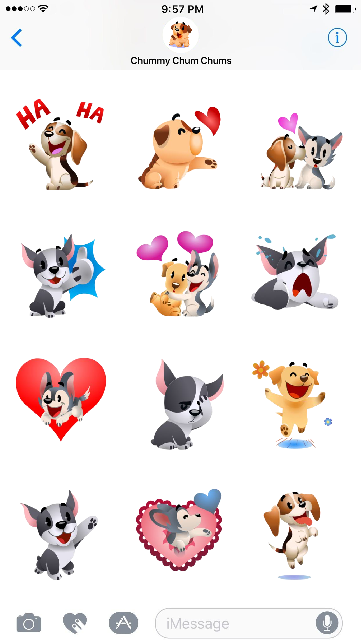 Chummy Chum Chums Animated Stickers screenshot 3