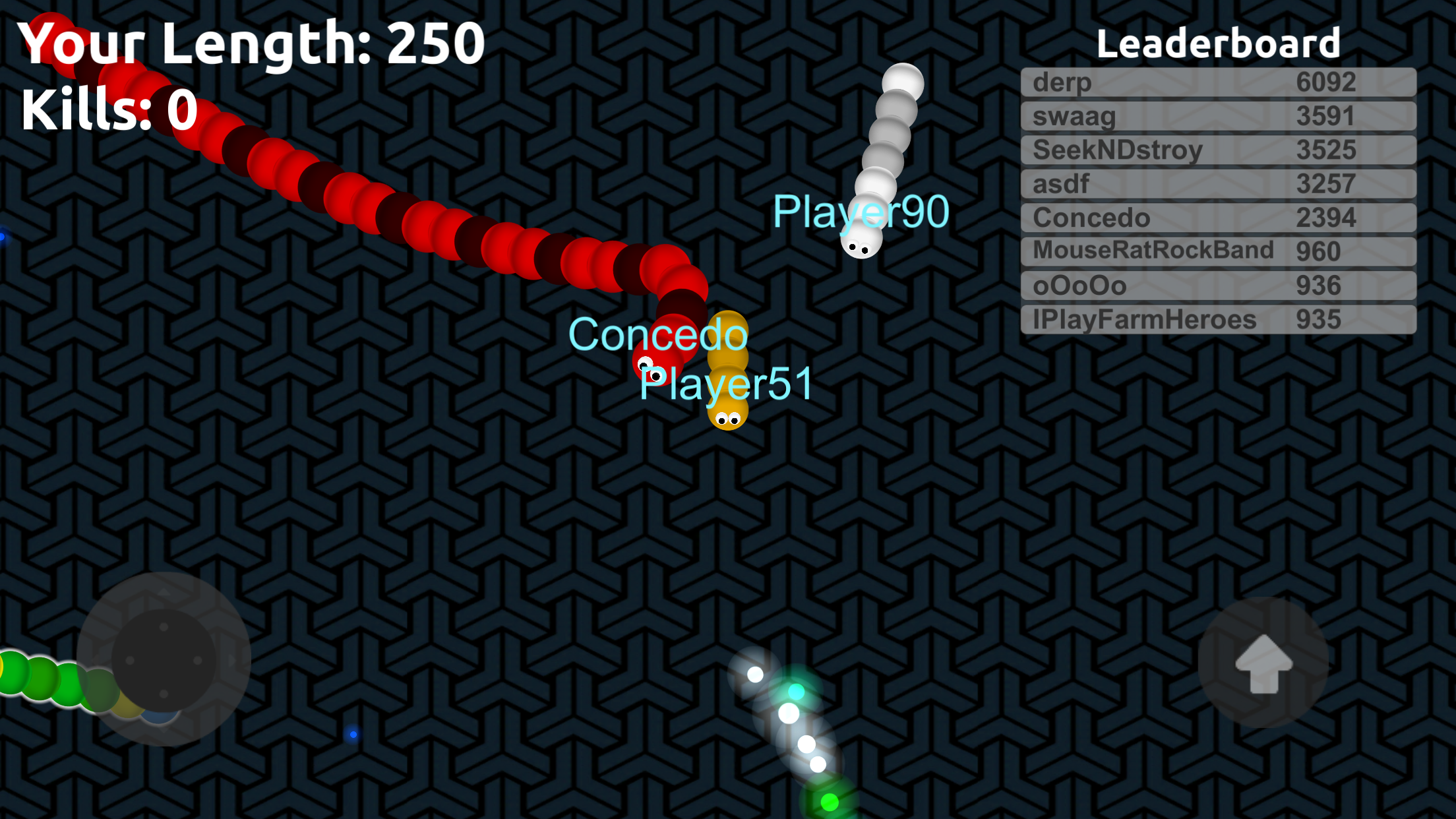 Snake Eat Color Dots screenshot 3