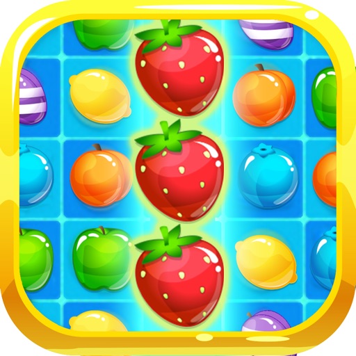 Charm Fruits Garden - New Sweet Match3 Blast Icon