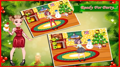 How to cancel & delete Christmas Party Makeover - game for kids and girls from iphone & ipad 4