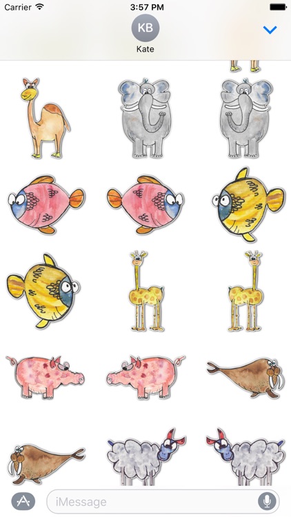 Cute Creatures Stickers screenshot-3