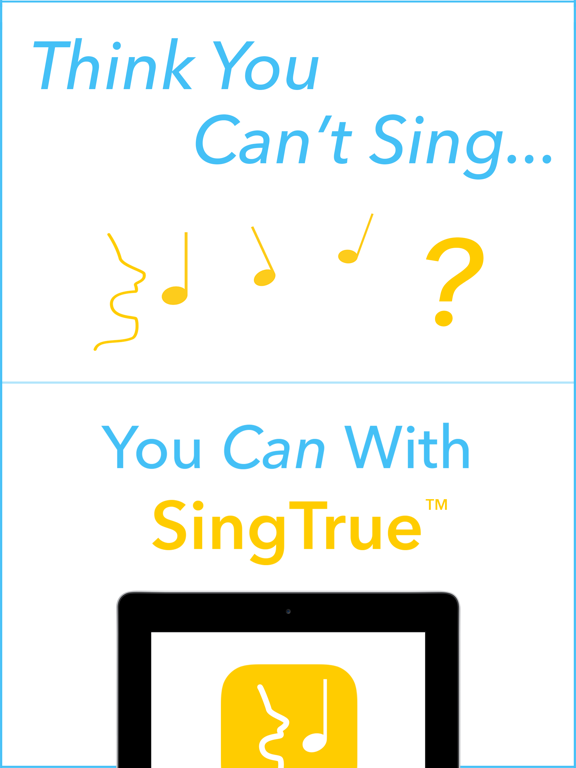 Screenshot #1 for SingTrue: Learn to sing in tune, pitch perfect