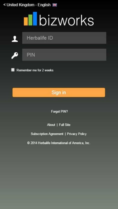 Herbalife Bizworks Mobile screenshot